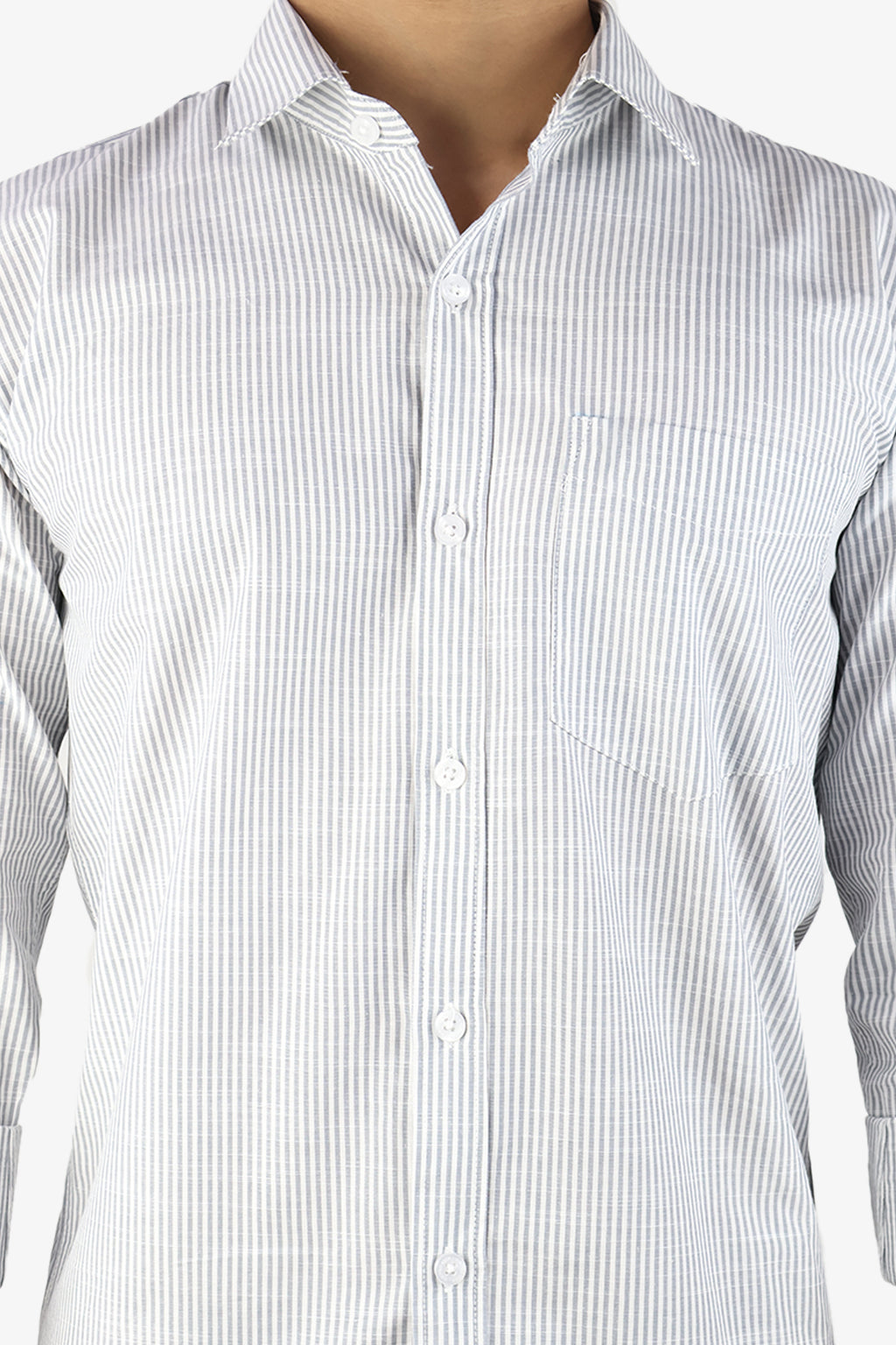 LINL 2 GRAY | SLIM FIT PREMIUM POLO NECK CASUAL SHIRT | ORIGENS