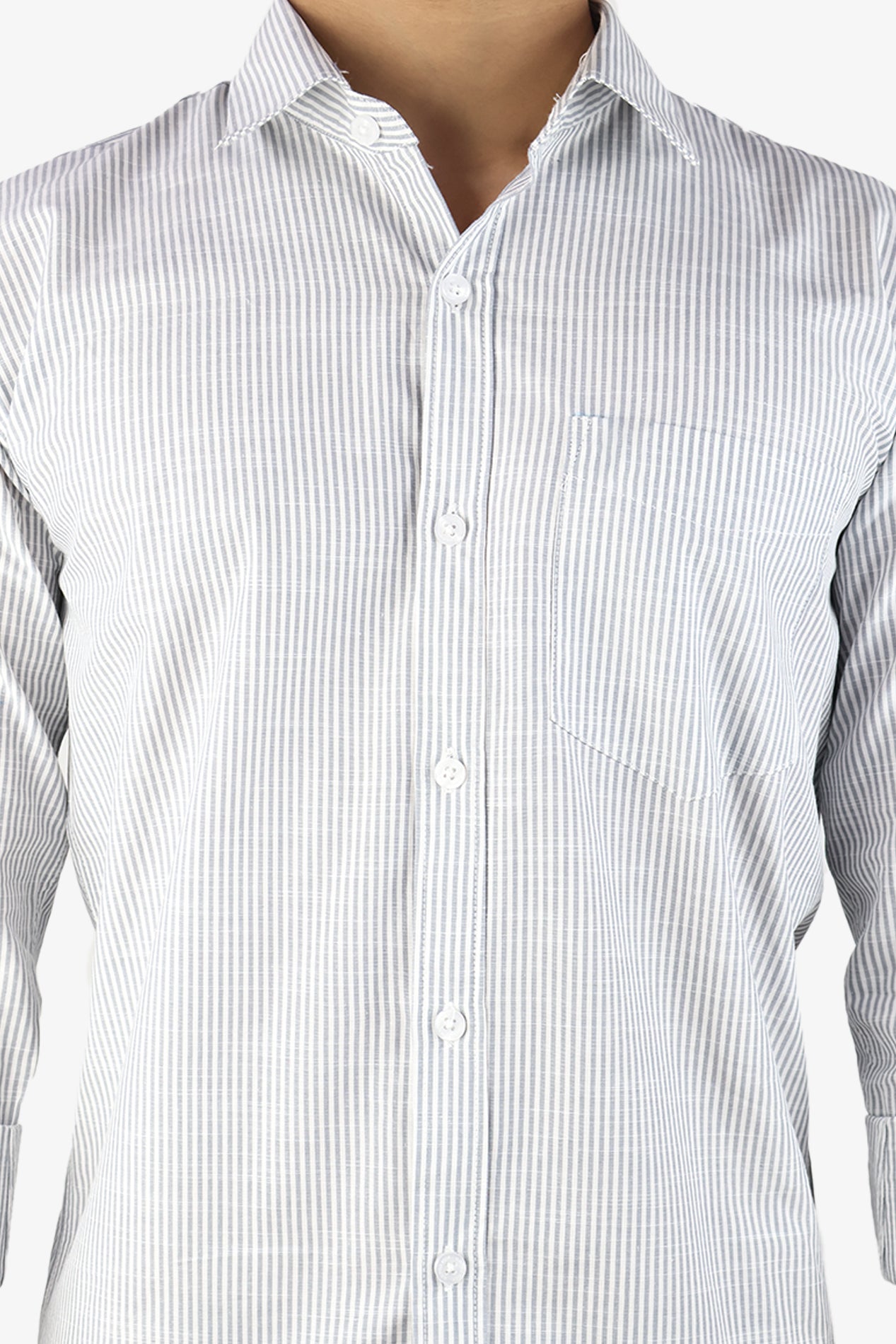 LINL 2 GRAY | SLIM FIT PREMIUM POLO NECK CASUAL SHIRT | ORIGENS