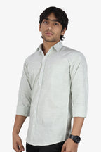 LINL 2 GREEN | SLIM FIT PREMIUM POLO NECK CASUAL SHIRT | ORIGENS