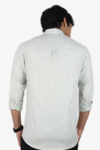 LINL 2 GREEN | SLIM FIT PREMIUM POLO NECK CASUAL SHIRT | ORIGENS