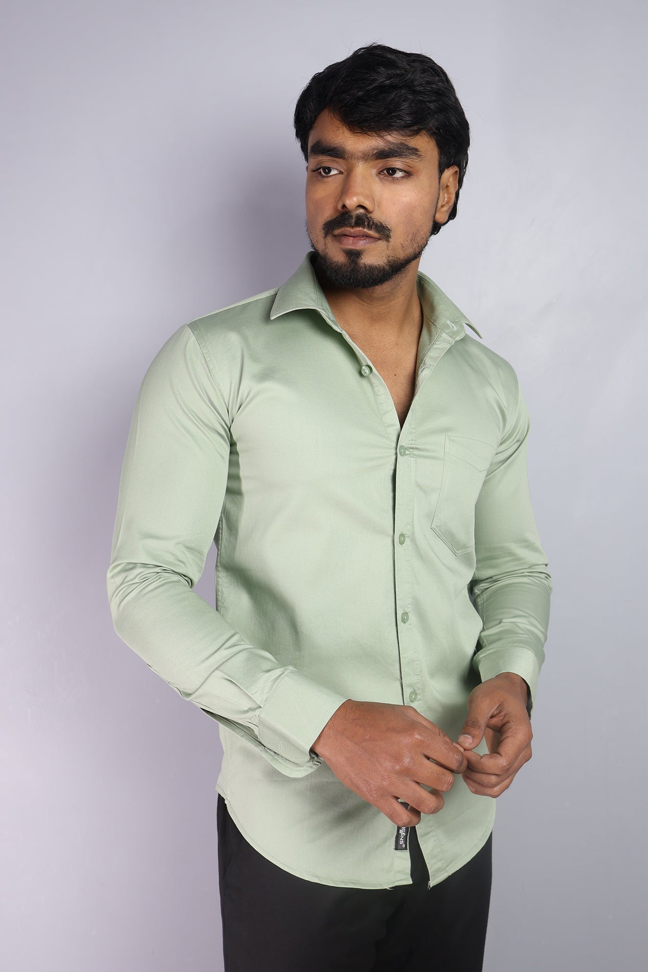 TWEE PISTA | SLIM FIT PREMIUM POLO NECK CASUAL SHIRT | ORIGENS