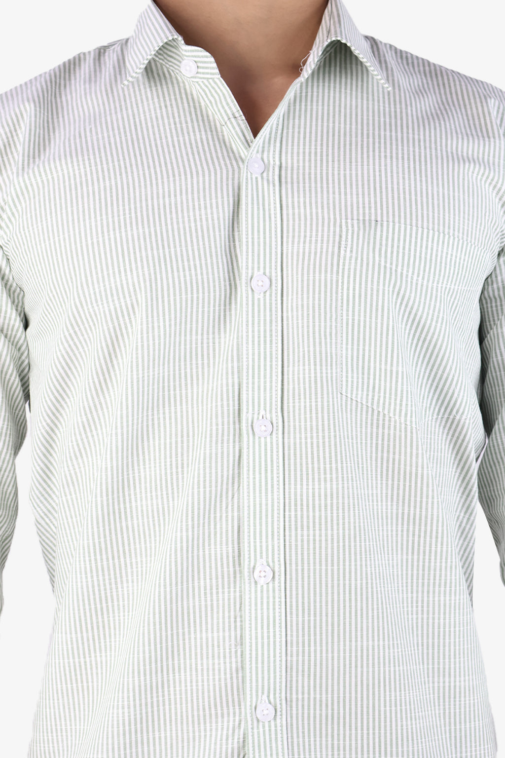 LINL 2 GREEN | SLIM FIT PREMIUM POLO NECK CASUAL SHIRT | ORIGENS