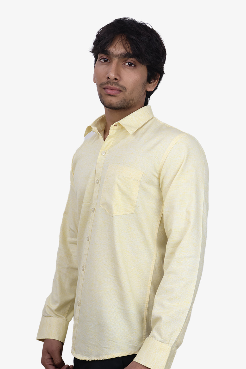 KED LEMON | SLIM FIT PREMIUM POLO NECK CASUAL SHIRT | ORIGENS
