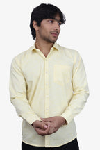 KED LEMON | SLIM FIT PREMIUM POLO NECK CASUAL SHIRT | ORIGENS
