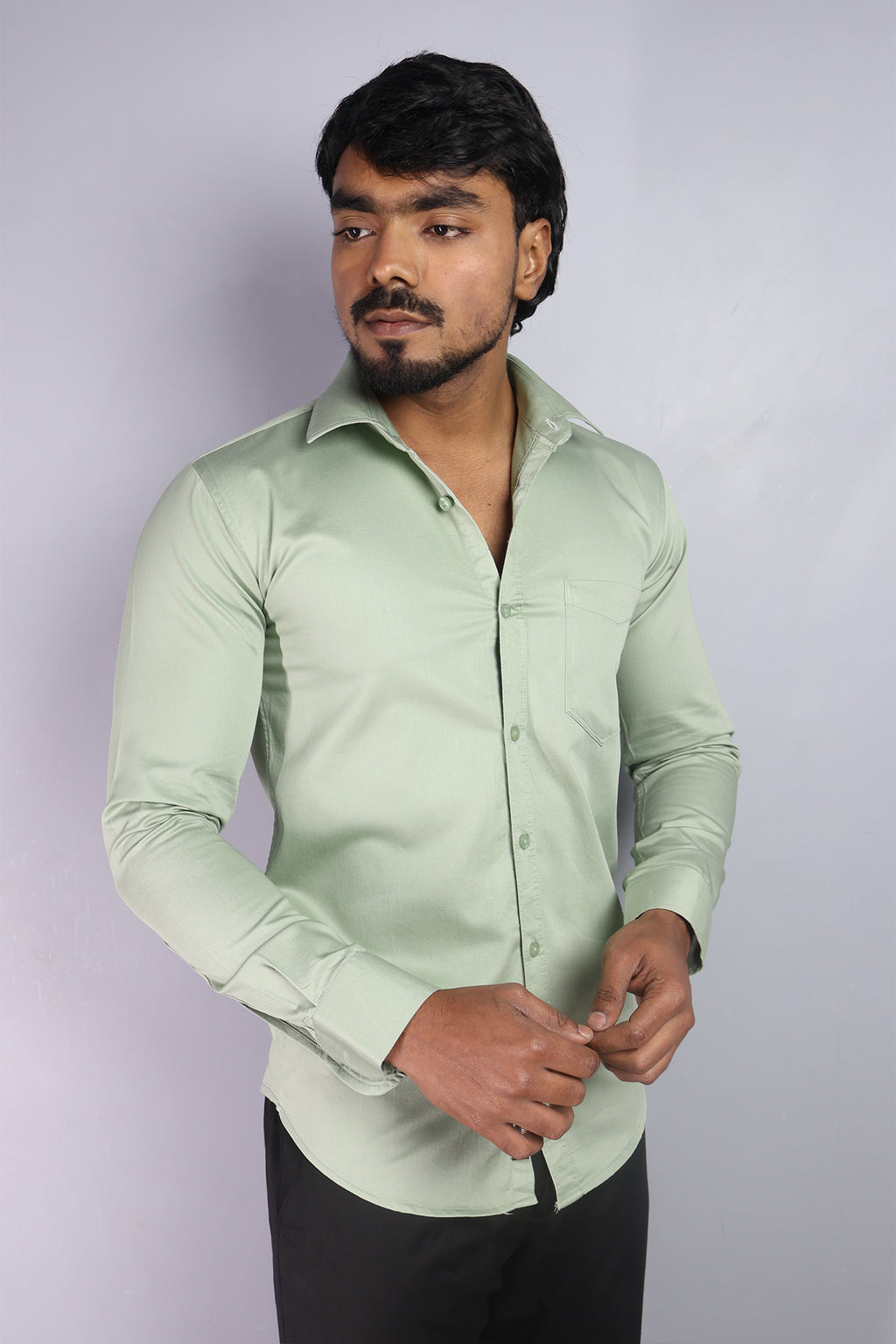 TWEE  S PISTA | SLIM FIT PREMIUM POLO NECK CASUAL SHIRT | ORIGENS