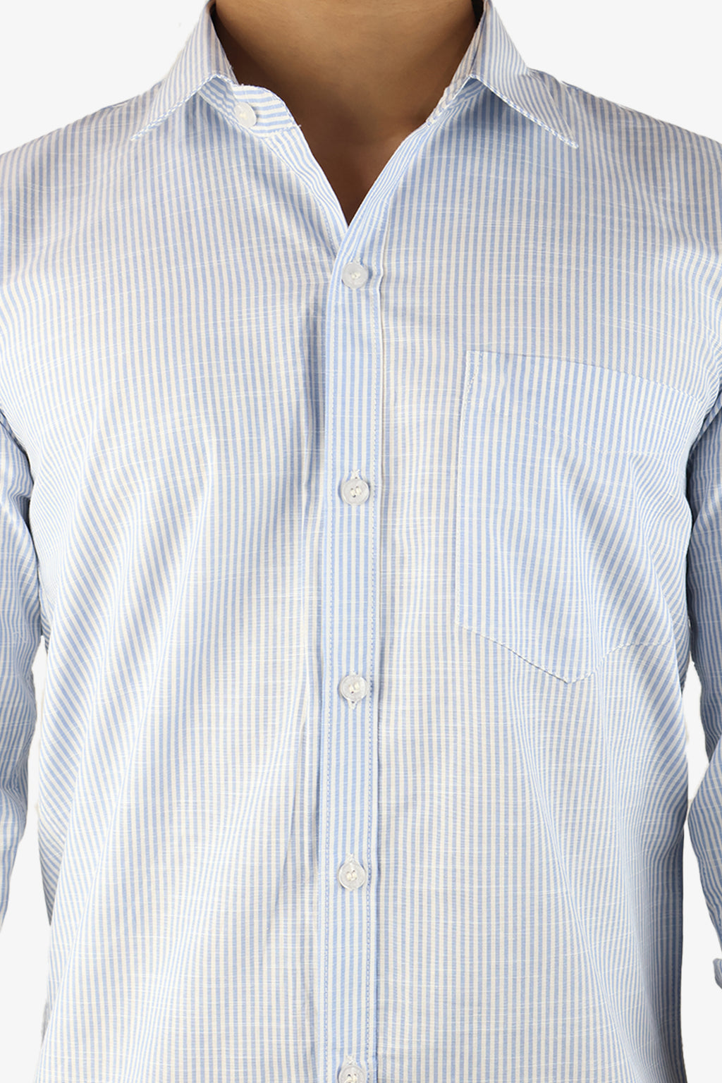 LINL 2 BLUE | SLIM FIT PREMIUM POLO NECK CASUAL SHIRT | ORIGENS