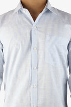 LINL 2 BLUE | SLIM FIT PREMIUM POLO NECK CASUAL SHIRT | ORIGENS