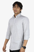LINL 2 GRAY | SLIM FIT PREMIUM POLO NECK CASUAL SHIRT | ORIGENS