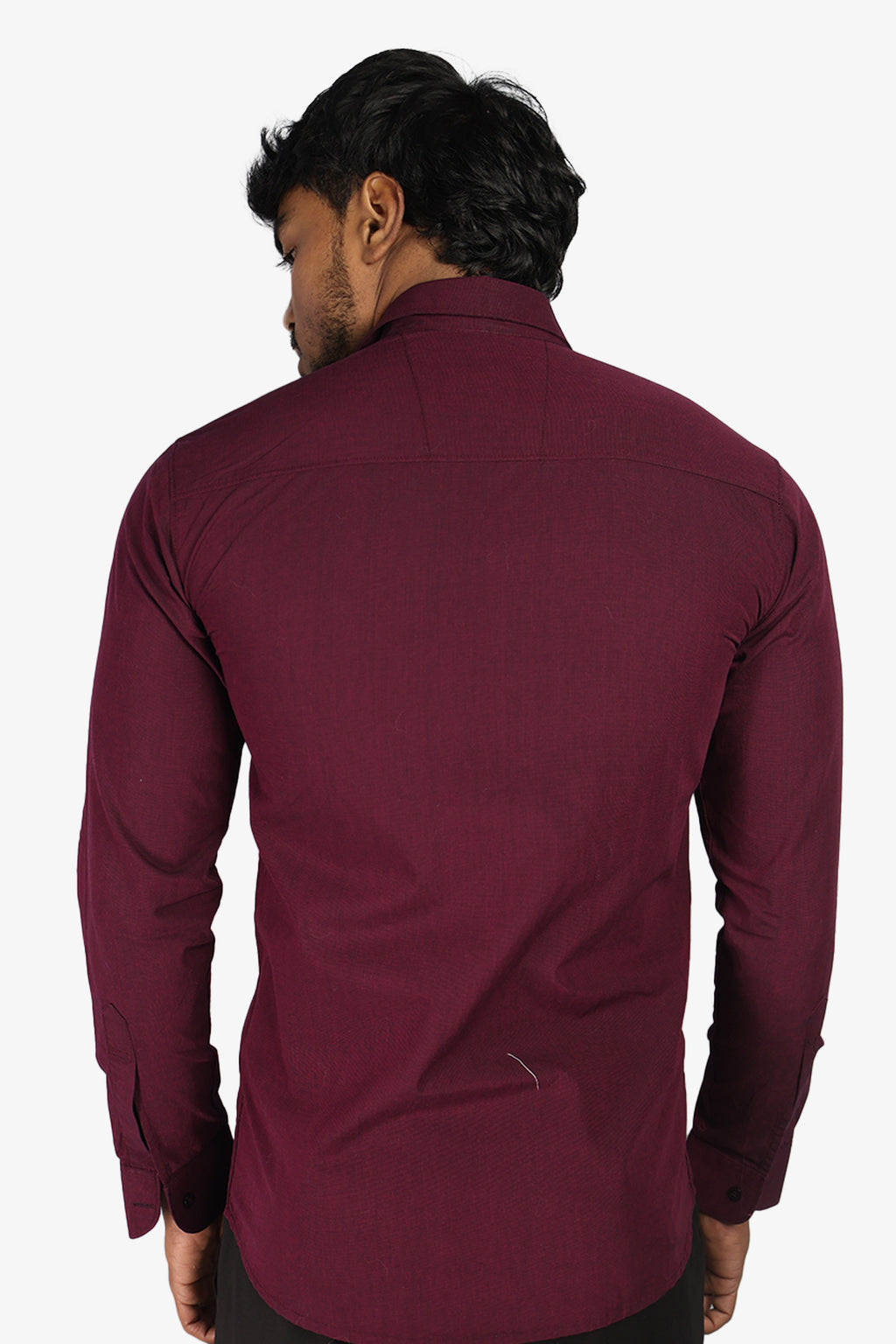 FIFA WINE | SLIM FIT PREMIUM POLO NECK CASUAL SHIRT | ORIGENS
