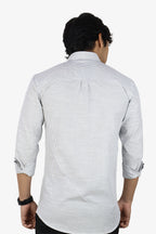 LINL 2 GRAY | SLIM FIT PREMIUM POLO NECK CASUAL SHIRT | ORIGENS