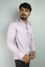TWEE  S LIGHT MAGENTA PINK | SLIM FIT PREMIUM POLO NECK CASUAL SHIRT | ORIGENS