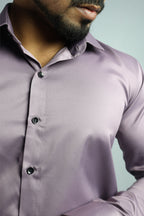 SEEK S LEVENDER | SLIM FIT PREMIUM POLO NECK CASUAL SHIRT | ORIGENS