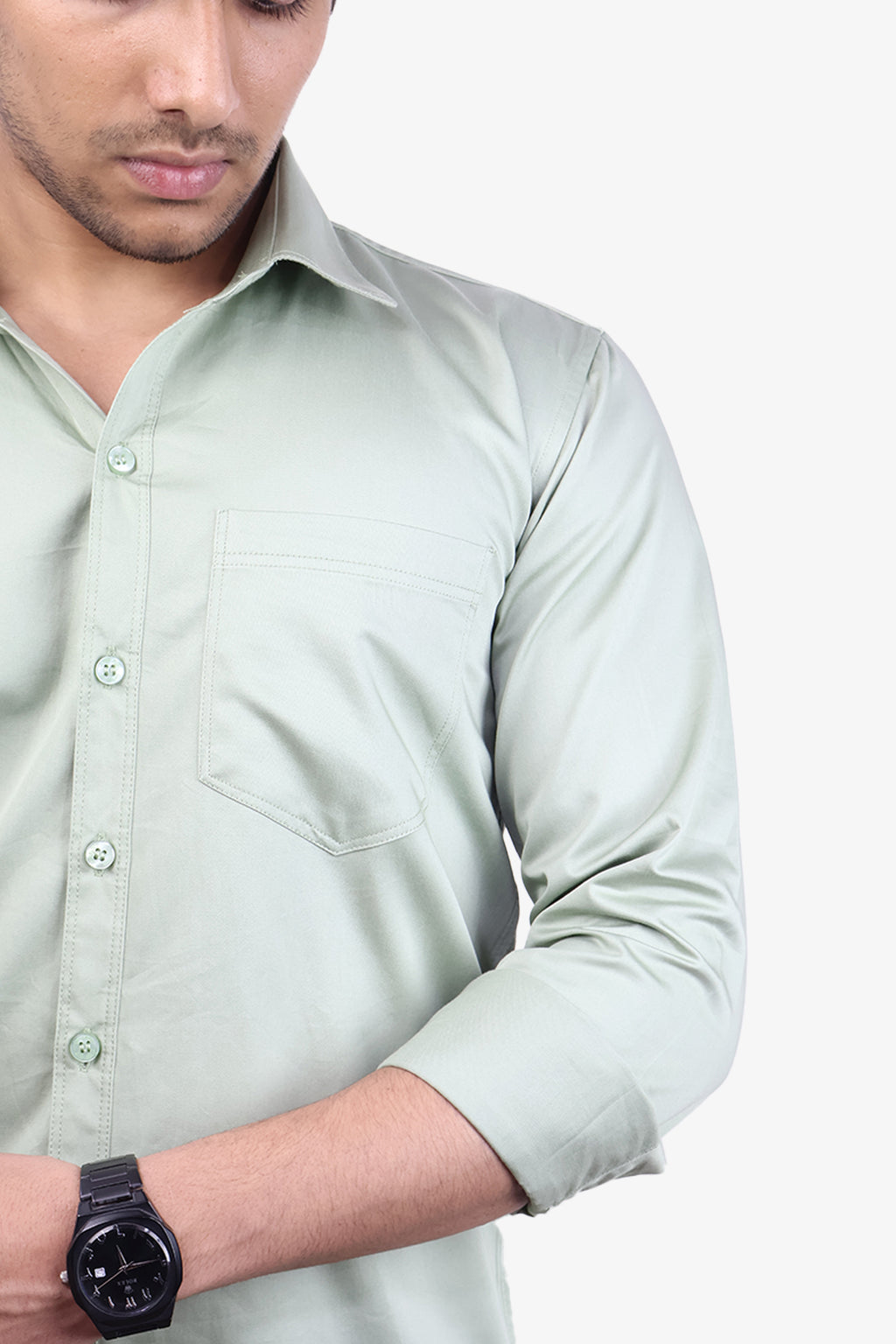STAN PISTA | SLIM FIT PREMIUM POLO NECK CASUAL SHIRT | ORIGENS