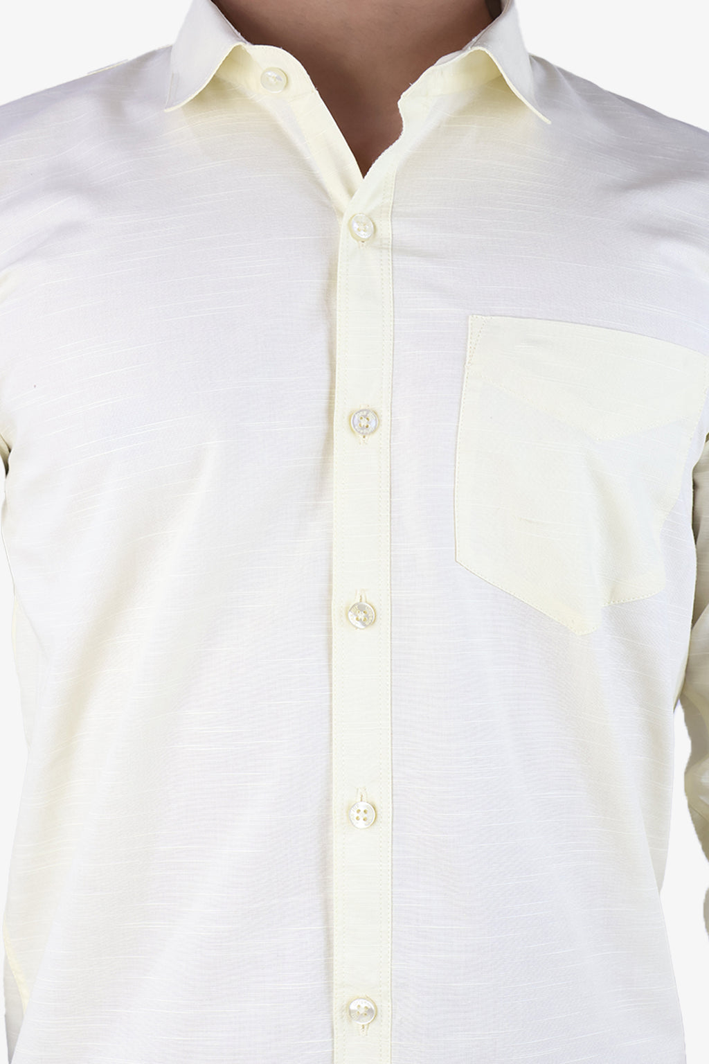 LIN LEMON | SLIM FIT PREMIUM POLO NECK CASUAL SHIRT | ORIGENS