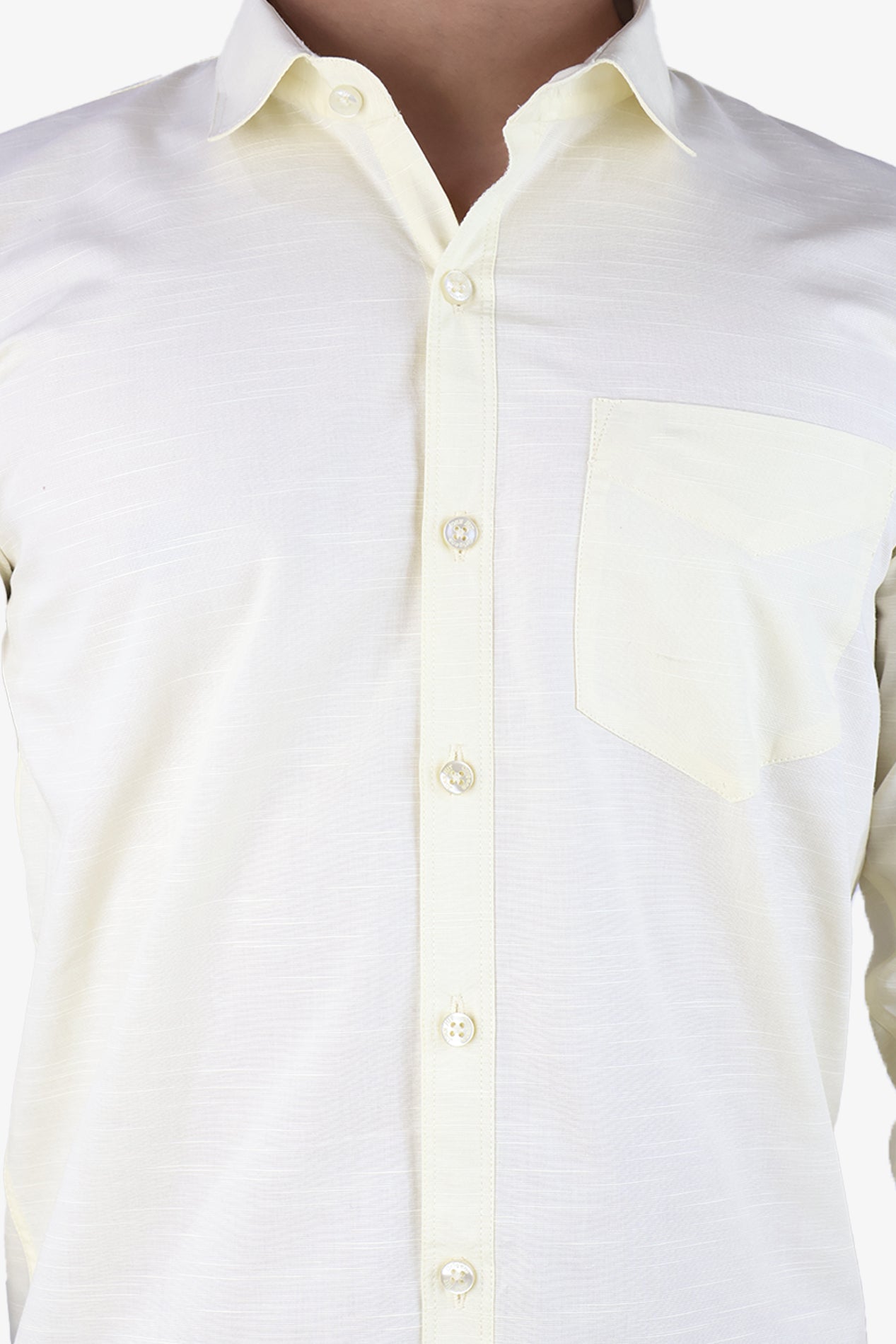 LIN LEMON | SLIM FIT PREMIUM POLO NECK CASUAL SHIRT | ORIGENS
