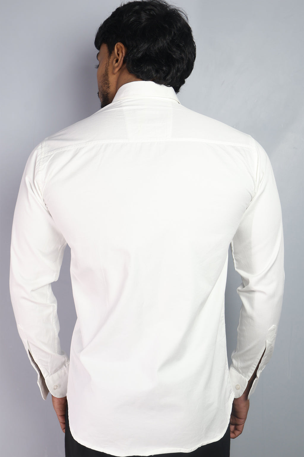 TWEE  S WHITE | SLIM FIT PREMIUM POLO NECK CASUAL SHIRT | ORIGENS