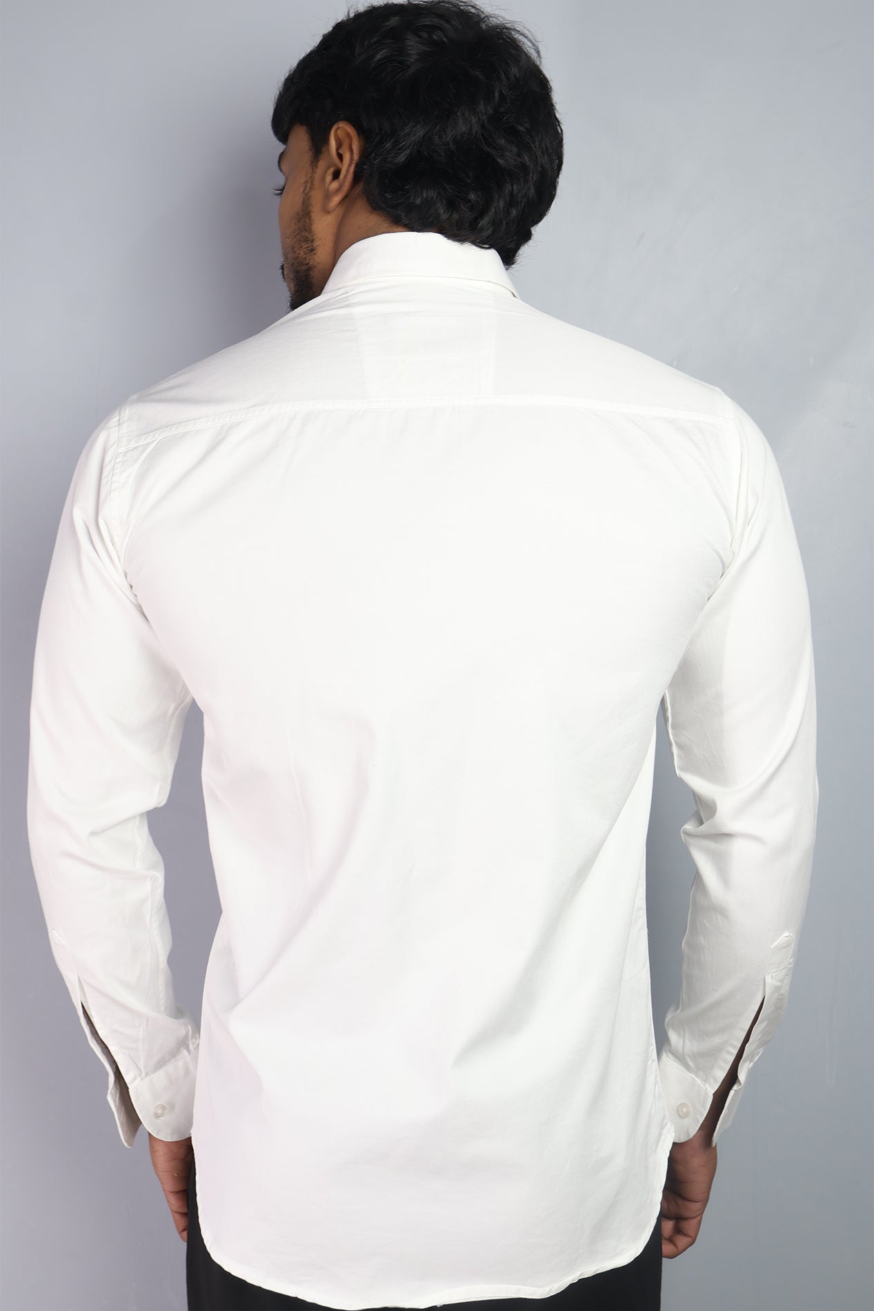 TWEE  S WHITE | SLIM FIT PREMIUM POLO NECK CASUAL SHIRT | ORIGENS