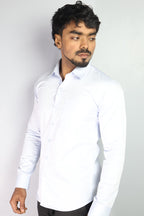 STAN  S SKY BLUE | SLIM FIT PREMIUM POLO NECK CASUAL SHIRT | ORIGENS