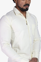 ORD YELLOW | SLIM FIT PREMIUM POLO NECK CASUAL SHIRT | ORIGENS