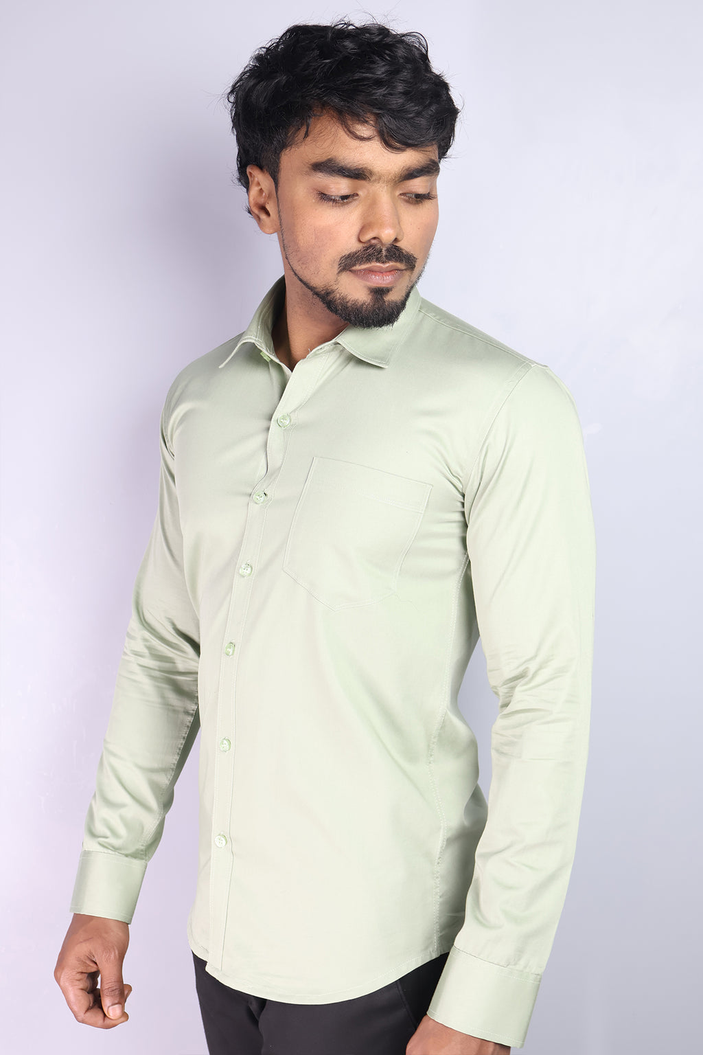 STAN  S PISTA | SLIM FIT PREMIUM POLO NECK CASUAL SHIRT | ORIGENS