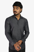 FIFA DARK GRAY | SLIM FIT PREMIUM POLO NECK CASUAL SHIRT | ORIGENS