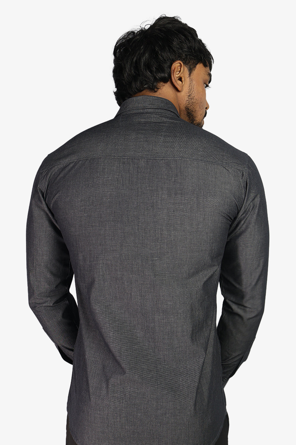 FIFA DARK GRAY | SLIM FIT PREMIUM POLO NECK CASUAL SHIRT | ORIGENS