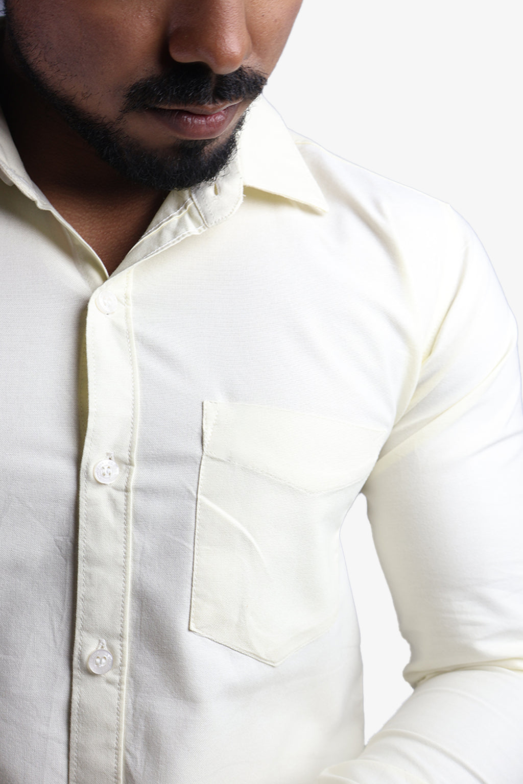 ORD YELLOW | SLIM FIT PREMIUM POLO NECK CASUAL SHIRT | ORIGENS