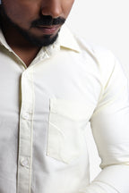 ORD YELLOW | SLIM FIT PREMIUM POLO NECK CASUAL SHIRT | ORIGENS