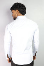 STAN  S SKY BLUE | SLIM FIT PREMIUM POLO NECK CASUAL SHIRT | ORIGENS