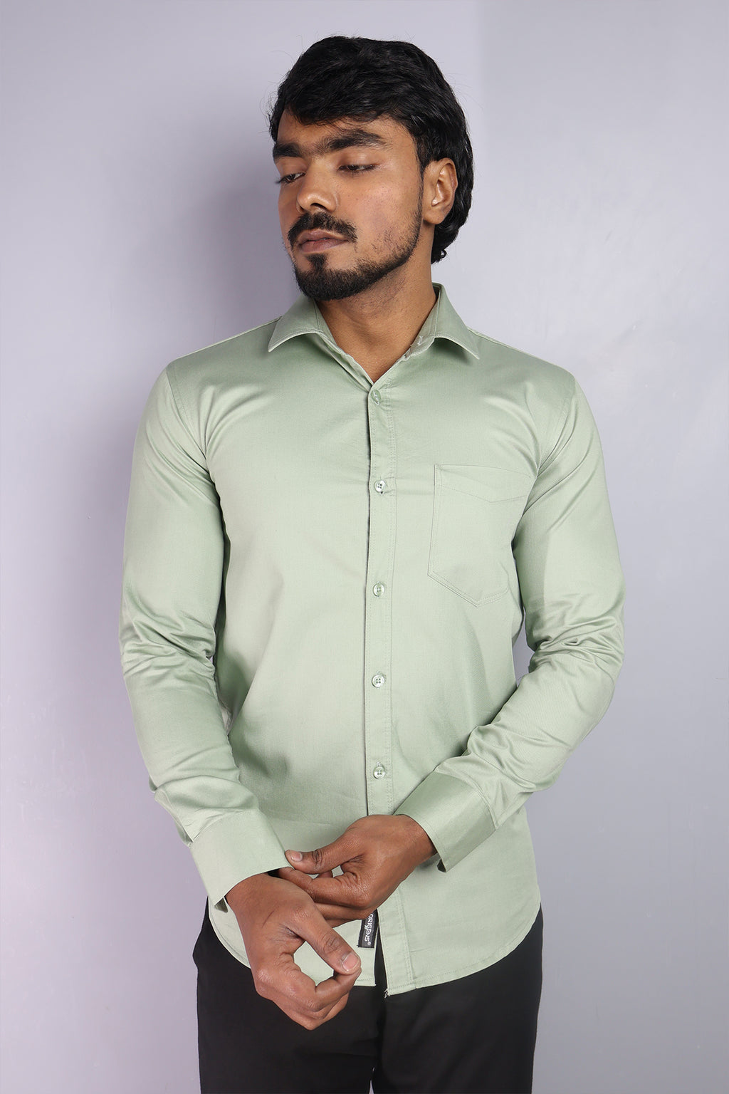 TWEE PISTA | SLIM FIT PREMIUM POLO NECK CASUAL SHIRT | ORIGENS