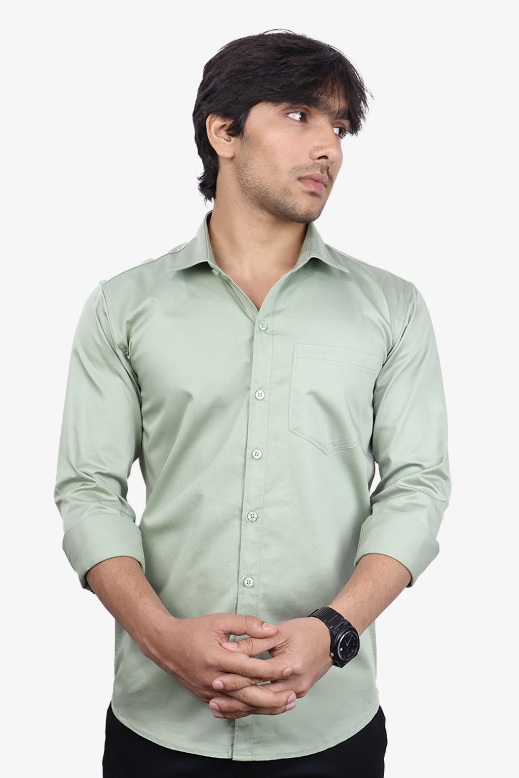 STAN PISTA | SLIM FIT PREMIUM POLO NECK CASUAL SHIRT | ORIGENS
