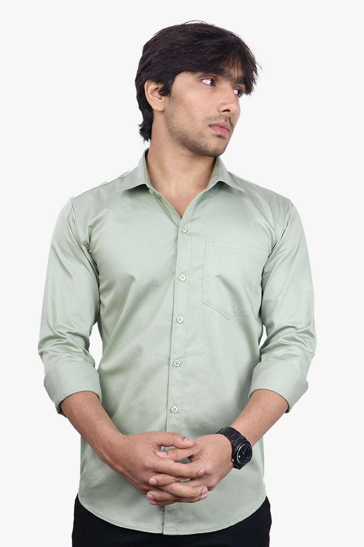 STAN PISTA | SLIM FIT PREMIUM POLO NECK CASUAL SHIRT | ORIGENS