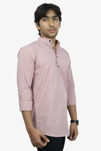 LUKE PEACH | SLIM FIT PREMIUM MANDARIN COLLAR CASUAL SHIRT | ORIGENS