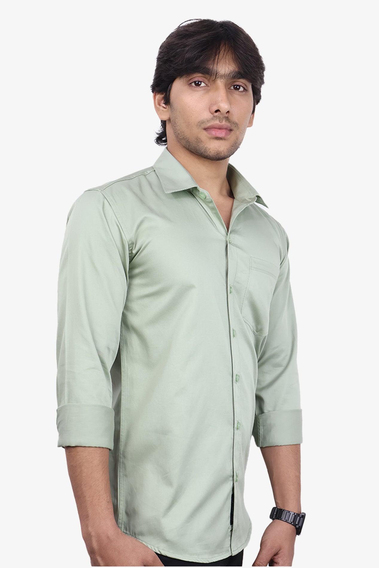 STAN PISTA | SLIM FIT PREMIUM POLO NECK CASUAL SHIRT | ORIGENS