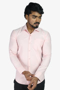 ORD PEACH | SLIM FIT PREMIUM POLO NECK CASUAL SHIRT | ORIGENS