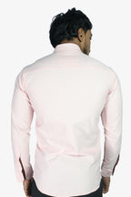 ORD PEACH | SLIM FIT PREMIUM POLO NECK CASUAL SHIRT | ORIGENS