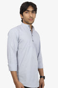 LUKE GRAY | SLIM FIT PREMIUM MANDARIN COLLAR CASUAL SHIRT | ORIGENS