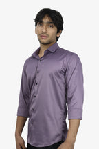 SEEK LEVENDER | SLIM FIT PREMIUM POLO NECK CASUAL SHIRT | ORIGENS