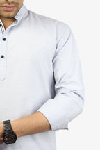 LUKE GRAY | SLIM FIT PREMIUM MANDARIN COLLAR CASUAL SHIRT | ORIGENS