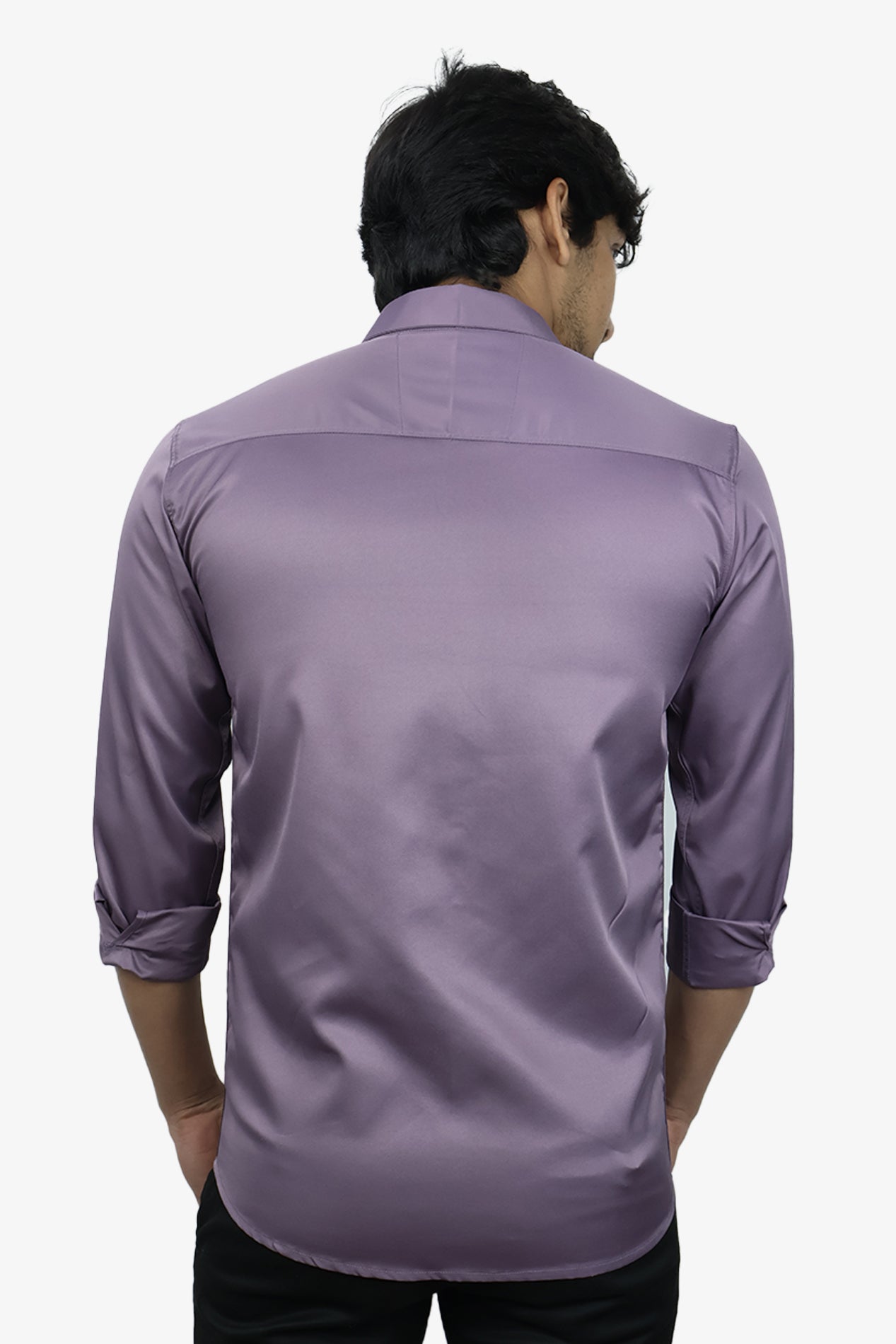 SEEK LEVENDER | SLIM FIT PREMIUM POLO NECK CASUAL SHIRT | ORIGENS