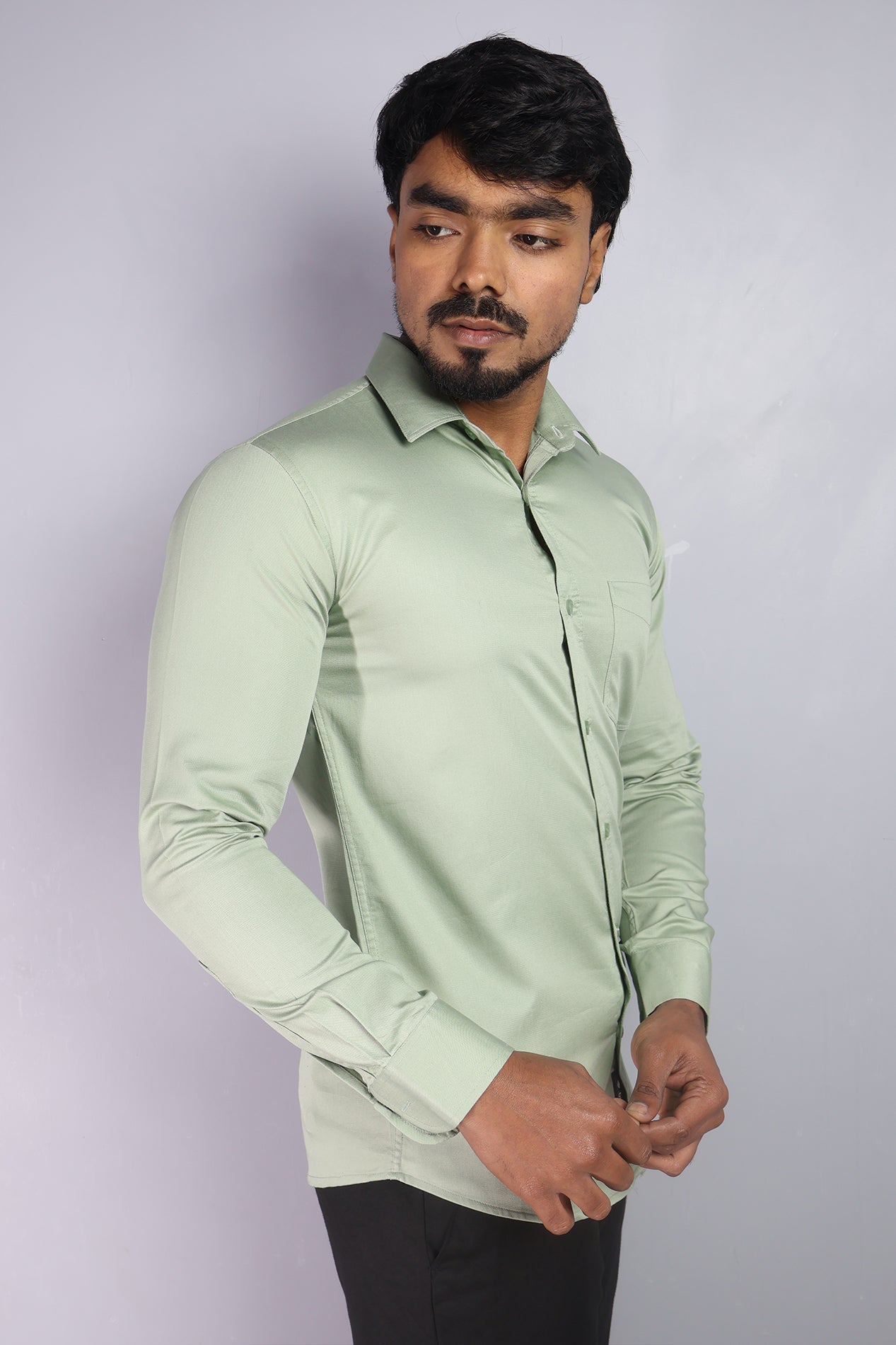 TWEE PISTA | SLIM FIT PREMIUM POLO NECK CASUAL SHIRT | ORIGENS