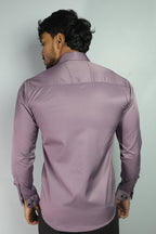 SEEK S LEVENDER | SLIM FIT PREMIUM POLO NECK CASUAL SHIRT | ORIGENS