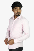 ORD PINK | SLIM FIT PREMIUM POLO NECK CASUAL SHIRT | ORIGENS