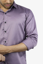 SEEK LEVENDER | SLIM FIT PREMIUM POLO NECK CASUAL SHIRT | ORIGENS