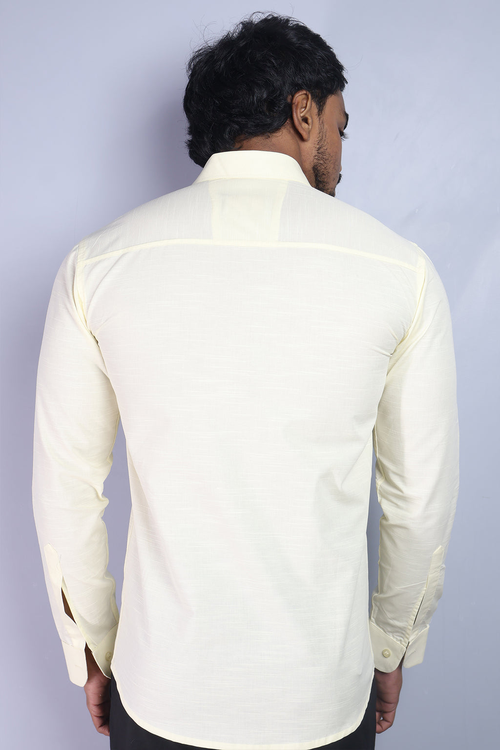 LIN  S LEMON | SLIM FIT PREMIUM POLO NECK CASUAL SHIRT | ORIGENS