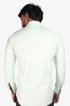ORD GREEN | SLIM FIT PREMIUM POLO NECK CASUAL SHIRT | ORIGENS