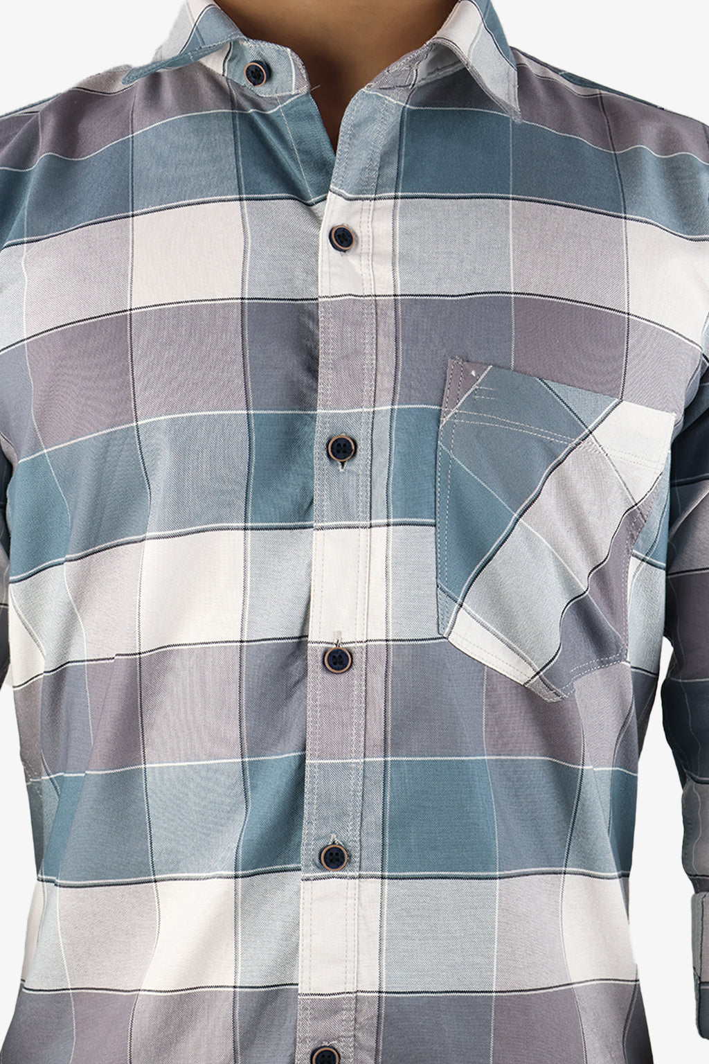 ORDC 2 TEAL PURPLE | SLIM FIT PREMIUM POLO NECK CASUAL SHIRT | ORIGENS