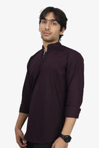 LUKE WINE | SLIM FIT PREMIUM MANDARIN COLLAR CASUAL SHIRT | ORIGENS