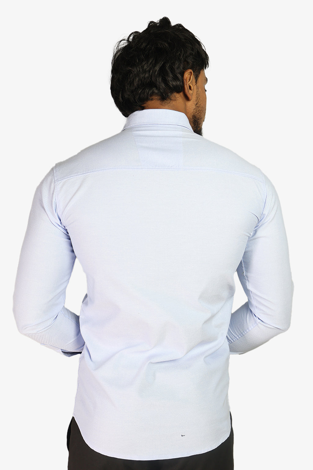 ORD SKY BLUE | SLIM FIT PREMIUM POLO NECK CASUAL SHIRT | ORIGENS