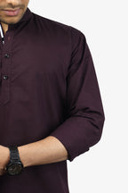LUKE WINE | SLIM FIT PREMIUM MANDARIN COLLAR CASUAL SHIRT | ORIGENS